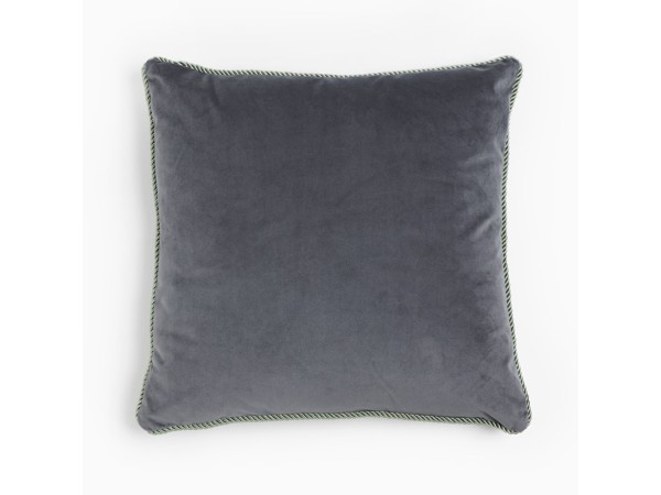 SOLID ΔΙΑΚΟΣΜΗΤΙΚΟ ΜΑΞΙΛΑΡΙ 50x50cm ΒΕΛΟΥΔΟ ΓΚΡΙ