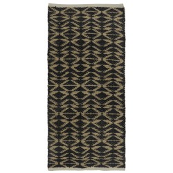 AFRICA ΧΑΛΙ ΔΙΑΔΡΟΜΟΥ 70x150cm ΓΙΟΥΤΑ ΜΑΥΡΟ ΜΠΕΖ ΒΑΜΒΑΚΙ