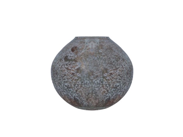 SHANDAR ΒΑΖΟ 18x18x17cm ΓΥΑΛΙ ΓΚΡΙ ΧΡΥΣΟ SHANDAR ΒΑΖΟ 18x18x17cm ΓΥΑΛΙ ΓΚΡΙ ΧΡΥΣΟ