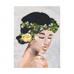SPRING LADY ΠΙΝΑΚΑΣ ΔΙΑΚΟΣΜΗΣΗΣ 60x80x4cm ΚΑΜΒΑΣ ΠΟΛΥΧΡΩΜΟ