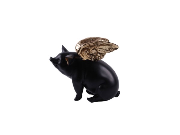PIGGY ΔΙΑΚΟΣΜΗΤΙΚΟ ΓΟΥΡΟΥΝΙ 26x17x23cm POLYRESIN ΜΑΥΡΟ ΧΡΥΣΟ PIGGY ΔΙΑΚΟΣΜΗΤΙΚΟ ΓΟΥΡΟΥΝΙ 26x17x23cm POLYRESIN ΜΑΥΡΟ ΧΡΥΣΟ