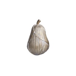 TRICOT POIRE ΔΙΑΚΟΣΜΗΤΙΚΟ ΑΧΛΑΔΙ 12x12x18cm POLYRESIN ΧΡΥΣΟ