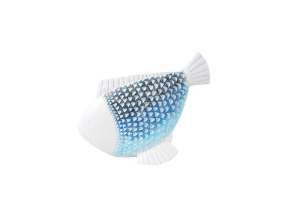 CHROMIS ΔΙΑΚΟΣΜΗΤΙΚΟ ΨΑΡΙ 23x8x18cm POLYRESIN ΛΕΥΚΟ ΜΠΛΕ ΓΑΛΑΖΙΟ