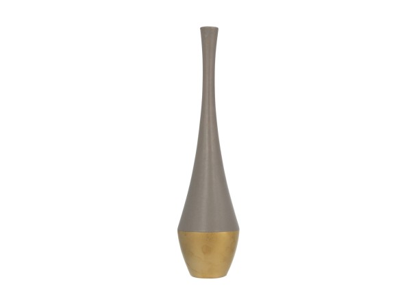AIMA TALL ΒΑΖΟ 11x11x41cm ΚΕΡΑΜΙΚΟ ΓΚΡΙ ΜΑΤ ΧΡΥΣΟ AIMA TALL ΒΑΖΟ 11x11x41cm ΚΕΡΑΜΙΚΟ ΓΚΡΙ ΜΑΤ ΧΡΥΣΟ