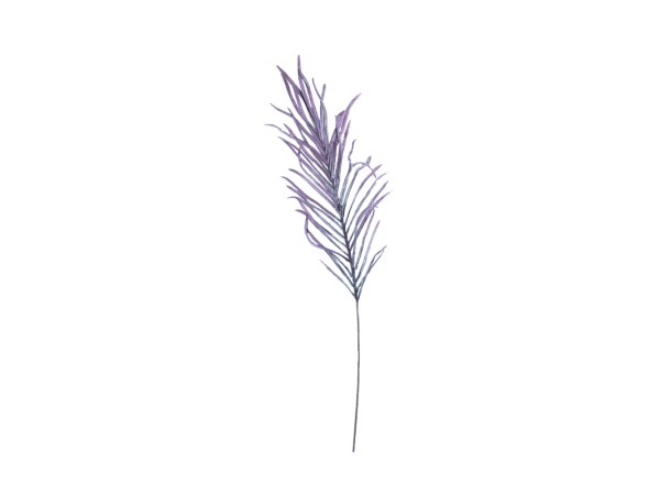 MAUVE ΚΛΑΔΙ ΤΕΧΝΗΤΟ 125cm EVA FOAM ΜΩΒ