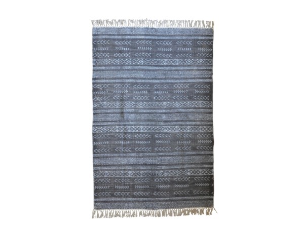 TECCATI DARK ΧΑΛΙ 120x190cm ΒΑΜΒΑΚΙ ΜΑΥΡΟ TECCATI DARK ΧΑΛΙ 120x190cm ΒΑΜΒΑΚΙ ΜΑΥΡΟ