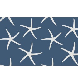 REEF ΧΑΛΑΚΙ 60x90cm ΒΑΜΒΑΚΙ ΜΠΛΕ ΛΕΥΚΟ POLYESTER