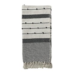 SAND ΡΙΧΤΑΡΙ ΔΙΑΚΟΣΜΗΤΙΚΟ 125x150cm ΒΑΜΒΑΚΙ ΛΕΥΚΟ ΜΑΥΡΟ