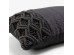 AL MANO ΔΙΑΚΟΣΜΗΤΙΚΟ ΜΑΞΙΛΑΡΙ 45x45x5cm ΒΑΜΒΑΚΙ ΜΑΥΡΟ POLYESTER