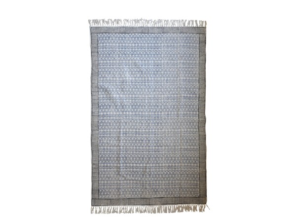 HAMMA 1 ΧΑΛΙ 190x120cm ΒΑΜΒΑΚΙ ΜΠΕΖ ΜΑΥΡΟ ΜΠΛΕ HAMMA 1 ΧΑΛΙ 190x120cm ΒΑΜΒΑΚΙ ΜΠΕΖ ΜΑΥΡΟ ΜΠΛΕ