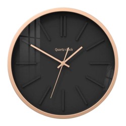 ZOOM ΡΟΛΟΪ ΤΟΙΧΟΥ 40x40x6cm ΜΕΤΑΛΛΟ ΜΑΥΡΟ ΧΡΥΣΟ MDF