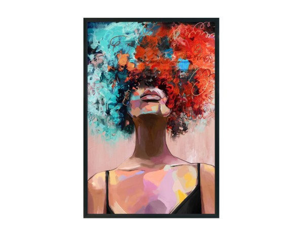 BENNADA ΠΙΝΑΚΑΣ ΔΙΑΚΟΣΜΗΣΗΣ 80x100x5cm ΚΑΜΒΑΣ ΠΟΛΥΧΡΩΜΟ ΞΥΛΟ ΜΑΥΡΟ BENNADA ΠΙΝΑΚΑΣ ΔΙΑΚΟΣΜΗΣΗΣ 80x100x5cm ΚΑΜΒΑΣ ΠΟΛΥΧΡΩΜΟ ΞΥΛΟ ΜΑΥΡΟ