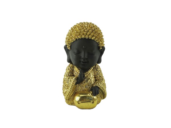 BABY BUDDHA ΔΙΑΚΟΣΜΗΤΙΚΟ ΒΟΥΔΑΣ 12x10x17cm POLYRESIN ΧΡΥΣΟ ΜΑΥΡΟ BABY BUDDHA ΔΙΑΚΟΣΜΗΤΙΚΟ ΒΟΥΔΑΣ 12x10x17cm POLYRESIN ΧΡΥΣΟ ΜΑΥΡΟ