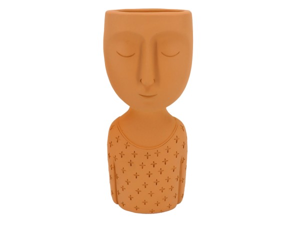 SKEPTICAL 1 ΚΑΣΠΩ 11x9x26cm POLYRESIN TERRACOTTA