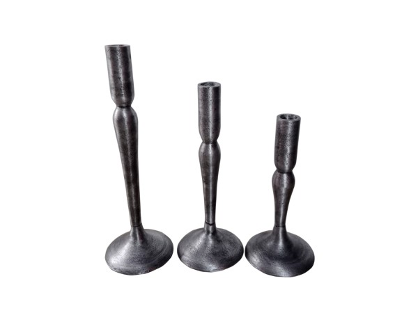 DEMEK ΚΗΡΟΠΗΓΙΟ SET 3ΤΜΧ 10x10x31cm ΑΛΟΥΜΙΝΙΟ ΑΣΗΜΙ ΑΝΤΙΚΕ