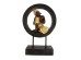 BUDDHA CIRCLE ΔΙΑΚΟΣΜΗΤΙΚΟ TOTEM 24x11x35cm POLYRESIN ΜΑΥΡΟ ΧΡΥΣΟ
