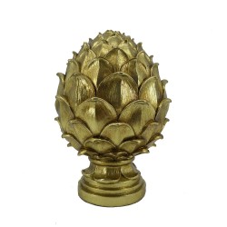 GOLDEN PINUS ΔΙΑΚΟΣΜΗΤΙΚΟ TOTEM 16x16x25cm POLYRESIN ΧΡΥΣΟ