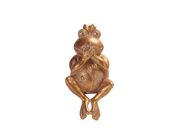 GRENOUILLE ΔΙΑΚΟΣΜΗΤΙΚΟ ΒΑΤΡΑΧΟΣ 11x10x23cm POLYRESIN ΧΡΥΣΟ GRENOUILLE ΔΙΑΚΟΣΜΗΤΙΚΟ ΒΑΤΡΑΧΟΣ 11x10x23cm POLYRESIN ΧΡΥΣΟ