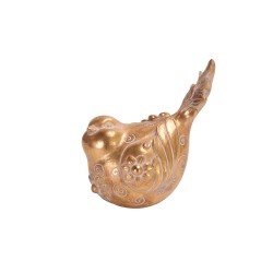 HOOPOE ΔΙΑΚΟΣΜΗΤΙΚΟ ΠΟΥΛΙ 12x11x17cm POLYRESIN ΧΡΥΣΟ