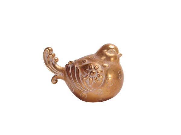 HOOPOE ΔΙΑΚΟΣΜΗΤΙΚΟ ΠΟΥΛΙ 15x10x11cm POLYRESIN ΧΡΥΣΟ