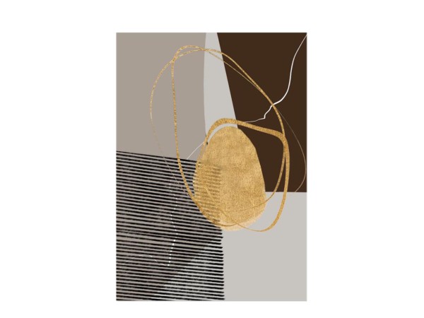 MAVAT ΠΙΝΑΚΑΣ ΔΙΑΚΟΣΜΗΣΗΣ 53x73x4cm ΚΑΜΒΑΣ ΠΟΛΥΧΡΩΜΟ ΞΥΛΟ ΧΡΥΣΟ