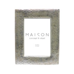 TRIM ΚΟΡΝΙΖΑ 19x3x24cm POLYRESIN ΑΣΗΜΙ ΓΥΑΛΙ