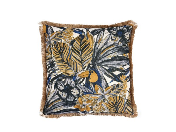 FOLIAGE ΔΙΑΚΟΣΜΗΤΙΚΟ ΜΑΞΙΛΑΡΙ 45x45cm POLYESTER ΠΟΛΥΧΡΩΜΟ