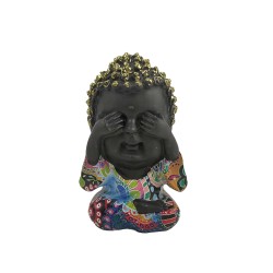 ITHAKA 2 ΔΙΑΚΟΣΜΗΤΙΚΟ ΒΟΥΔΑΣ 6x6x10cm POLYRESIN ΠΟΛΥΧΡΩΜΟ