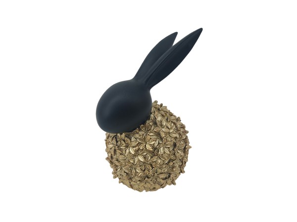 BLOOM RABBIT ΔΙΑΚΟΣΜΗΤΙΚΟ ΛΑΓΟΣ 12x9x18cm POLYRESIN ΧΡΥΣΟ ΜΑΥΡΟ BLOOM RABBIT ΔΙΑΚΟΣΜΗΤΙΚΟ ΛΑΓΟΣ 12x9x18cm POLYRESIN ΧΡΥΣΟ ΜΑΥΡΟ