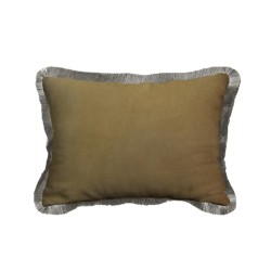 DORATO ΔΙΑΚΟΣΜΗΤΙΚΟ ΜΑΞΙΛΑΡΙ 40x60cm ΒΕΛΟΥΔΟ ΧΡΥΣΟ ΚΑΦΕ