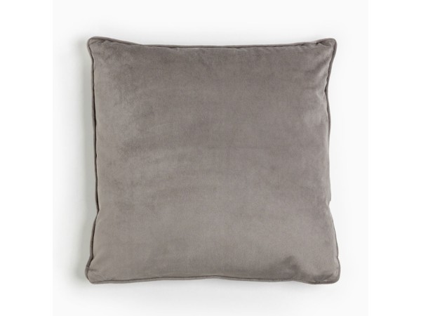 SIMPLY FRANCO ΔΙΑΚΟΣΜΗΤΙΚΟ ΜΑΞΙΛΑΡΙ 45x45cm ΒΕΛΟΥΔΟ ΓΚΡΙ