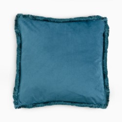 MOANNE ΔΙΑΚΟΣΜΗΤΙΚΟ ΜΑΞΙΛΑΡΙ 45x45cm ΒΕΛΟΥΔΟ ΠΕΤΡΟΛ