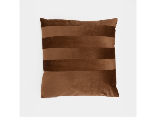 SERI ΔΙΑΚΟΣΜΗΤΙΚΟ ΜΑΞΙΛΑΡΙ 45x45cm ΒΕΛΟΥΔΟ ΚΑΦΕ
