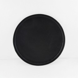LUNA ΔΙΣΚΟΣ ΔΙΑΚΟΣΜΗΣΗΣ 36x36x2cm ΑΛΟΥΜΙΝΙΟ ΜΑΥΡΟ