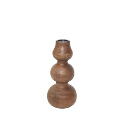 SCANDI ΚΗΡΟΠΗΓΙΟ 8x8x15cm ΞΥΛΟ ΦΥΣΙΚΟ