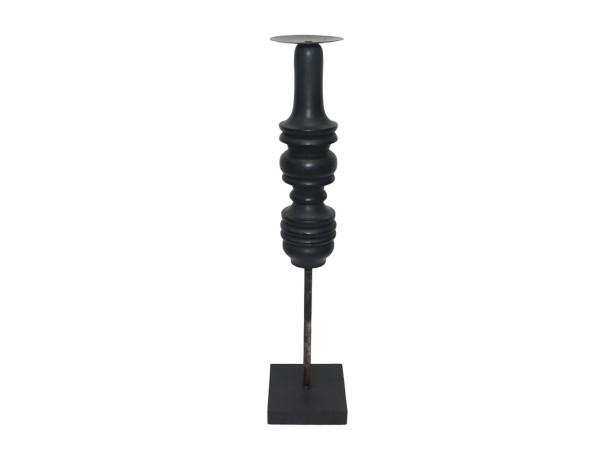 HIPPO ΚΗΡΟΠΗΓΙΟ 10x10x47cm ΞΥΛΟ ΜΑΥΡΟ ΜΕΤΑΛΛΟ HIPPO ΚΗΡΟΠΗΓΙΟ 10x10x47cm ΞΥΛΟ ΜΑΥΡΟ ΜΕΤΑΛΛΟ