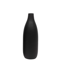 SOLET ΒΑΖΟ 10x10x36cm ΞΥΛΟ ΜΑΥΡΟ