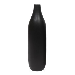 SOLET ΒΑΖΟ 10x10x40cm ΞΥΛΟ ΜΑΥΡΟ