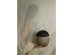 GRIZIO ΒΑΖΟ ΜΕ ΚΑΠΑΚΙ 20x20x24cm ΑΛΟΥΜΙΝΙΟ MUD TEXTURED ΜΑΥΡΟ TEXTURED