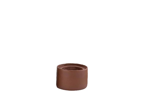 FORMAS ΚΗΡΟΠΗΓΙΟ 9x9x6cm ΑΛΟΥΜΙΝΙΟ TERRACOTTA ROUGH