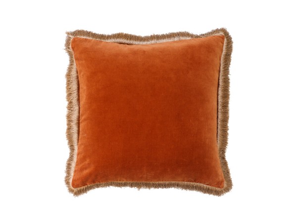 LUXURIUS ΔΙΑΚΟΣΜΗΤΙΚΟ ΜΑΞΙΛΑΡΙ 50x50cm ΒΑΜΒΑΚΙ TERRACOTTA ΒΕΛΟΥΔΟ LUXURIUS ΔΙΑΚΟΣΜΗΤΙΚΟ ΜΑΞΙΛΑΡΙ 50x50cm ΒΑΜΒΑΚΙ TERRACOTTA ΒΕΛΟΥΔΟ