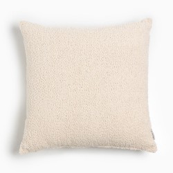 MORNINGTON ΔΙΑΚΟΣΜΗΤΙΚΟ ΜΑΞΙΛΑΡΙ 50x50cm ΒΑΜΒΑΚΙ ΑΣΠΡΟ ΒΙΣΚΟΖΗ