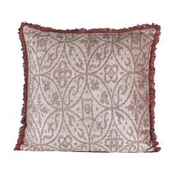 AMETHYST C ΔΙΑΚΟΣΜΗΤΙΚΟ ΜΑΞΙΛΑΡΙ 50x50cm ΒΑΜΒΑΚΙ ΣΑΠΙΟ ΜΗΛΟ ΒΕΛΟΥΔΟ