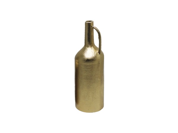 BOTTLE 30,5 ΒΑΖΟ 10x10x31cm ΑΛΟΥΜΙΝΙΟ ΧΡΥΣΟ ANTIQUE BOTTLE 30,5 ΒΑΖΟ 10x10x31cm ΑΛΟΥΜΙΝΙΟ ΧΡΥΣΟ ANTIQUE