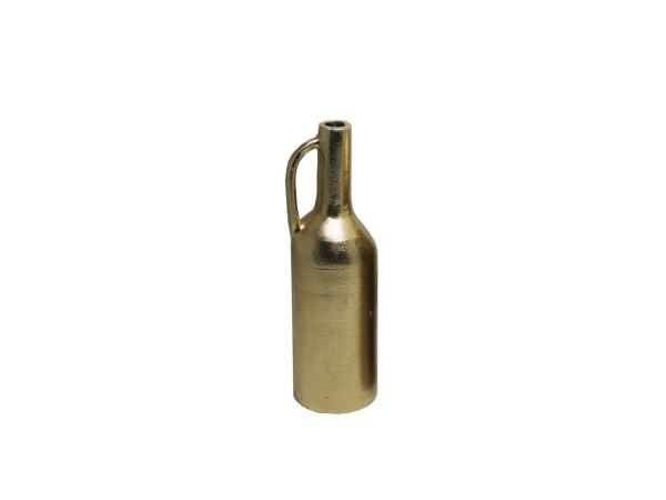 BOTTLΕ 25 ΒΑΖΟ 7x7x25cm ΑΛΟΥΜΙΝΙΟ ΧΡΥΣΟ ANTIQUE BOTTLΕ 25 ΒΑΖΟ 7x7x25cm ΑΛΟΥΜΙΝΙΟ ΧΡΥΣΟ ANTIQUE