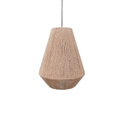 ROPE A ΦΩΤΙΣΤΙΚΟ ΟΡΟΦΗΣ 30x30x38cm ΓΙΟΥΤΑ ΦΥΣΙΚΟ ΜΕΤΑΛΛΟ