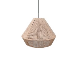 ROPE C ΦΩΤΙΣΤΙΚΟ ΟΡΟΦΗΣ 35x35x26cm ΓΙΟΥΤΑ ΦΥΣΙΚΟ ΜΕΤΑΛΛΟ