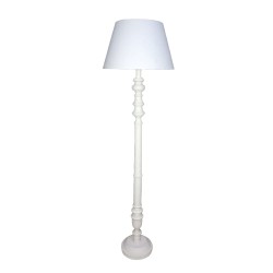VICTORIEN ΦΩΤΙΣΤΙΚΟ ΕΠΙΔΑΠΕΔΙΟ 28x45x163cm ΞΥΛΟ ΛΕΥΚΟ ΥΦΑΣΜΑ ΛΕΥΚΟ