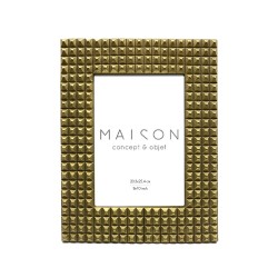 CUBIQUE B ΚΟΡΝΙΖΑ 29x3x33.5cm POLYRESIN ΧΡΥΣΟ ΑΝΤΙΚΕ ΓΥΑΛΙ