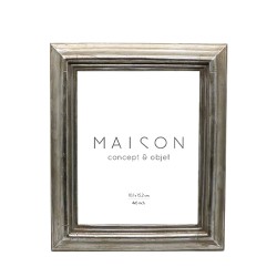 REMEL ΚΟΡΝΙΖΑ 20x3x25cm POLYRESIN ΑΣΗΜΙ ΓΥΑΛΙ